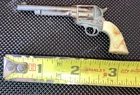 Vintage Marx Miniature Six Shooter Western Colt Revolver Metal Gun Toy