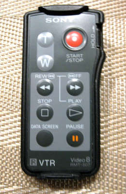 Fernbedienung Sony Video 8 RMT-507 VTR für Kamera/ Camcorder