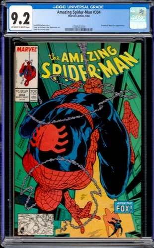 Amazing Spider-Man #304 Marvel Comics 1988 Prowler Appearance CGC 9.2