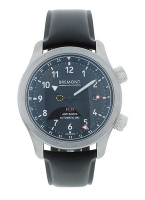 Bremont Martin Baker III GMT Automatic Black Dial 43mm Men's Watch MBIII-BK-AN-S