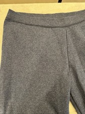 Hanes Men's Lounge Pants 2XL Blue Grey Heather Cotton Blend Jersey
