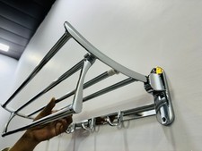 Luxury Silver Hat Coat Rack Luggage Train Wall Mounted Rack French Coat Rack