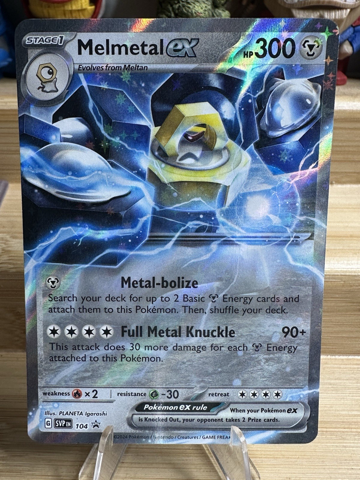 Melmetal Ex 104 Scarlet & Violet Black Star Promo