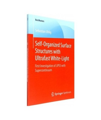Self-Organized Surface Structures with Ultrafast White-Light: First Investigatio