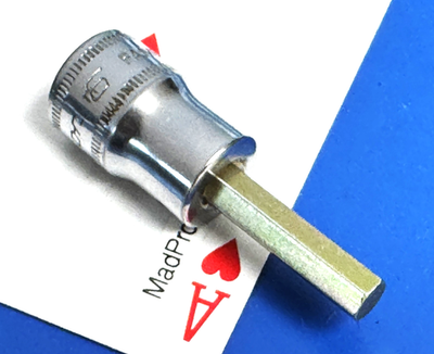 #ad Snap on tools USA 3 8quot; drive Standard Metric 6mm Hex socket wrench FAM6A new bit $24.95