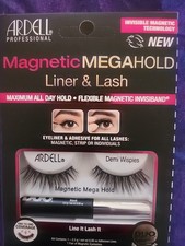 Ardell Professional, Magnetic, Mega, Hold Liner And Lash Kit, Demi Wisps 