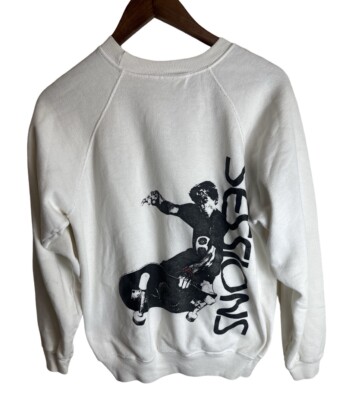 Vintage 80 s Rare Sessions Steve Caballero Skateboard Crewneck Sweatshirt Size M