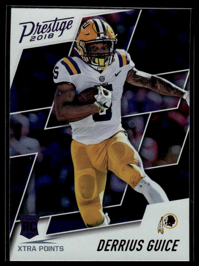 2018 Panini Prestige #231 Derrius Guice Xtra Points Purple