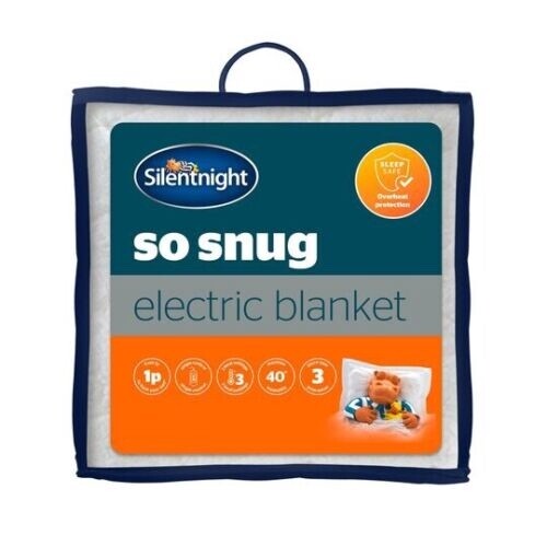 Silentnight So Snug Electric Blanket Double Size 120 x 135cm Brand New