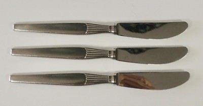 3 Solingen Germany 18/8 Stainless Knives EUC