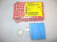 Danfoss 042N7502 Coil For Solenoid Valve DIN Spade Terminal 240 Volt 50Hz 9 Watt