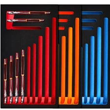 3 Pcs Foam Wrench Organizer Ratcheting Tool Tray Wrench Tool Box Organizer fo...