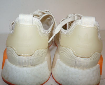Adidas Boost NMD R1 Cream & Bright Orange Sneakers Sz 8 USED NICE! | eBay