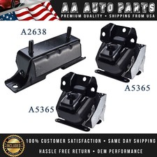3PCS Engine Motor & Trans Mounts for 2007-2014 Cadillac Chevrolet GMC Auto trans