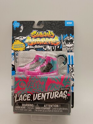 Lace Venturas Subway Surfers MINI FRESH KICKS Backpack Clip Keychain Shoes NEW