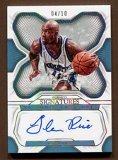 Glen Rice 2022-23 Panini National Treasures Signatures Gold Auto 04/10
