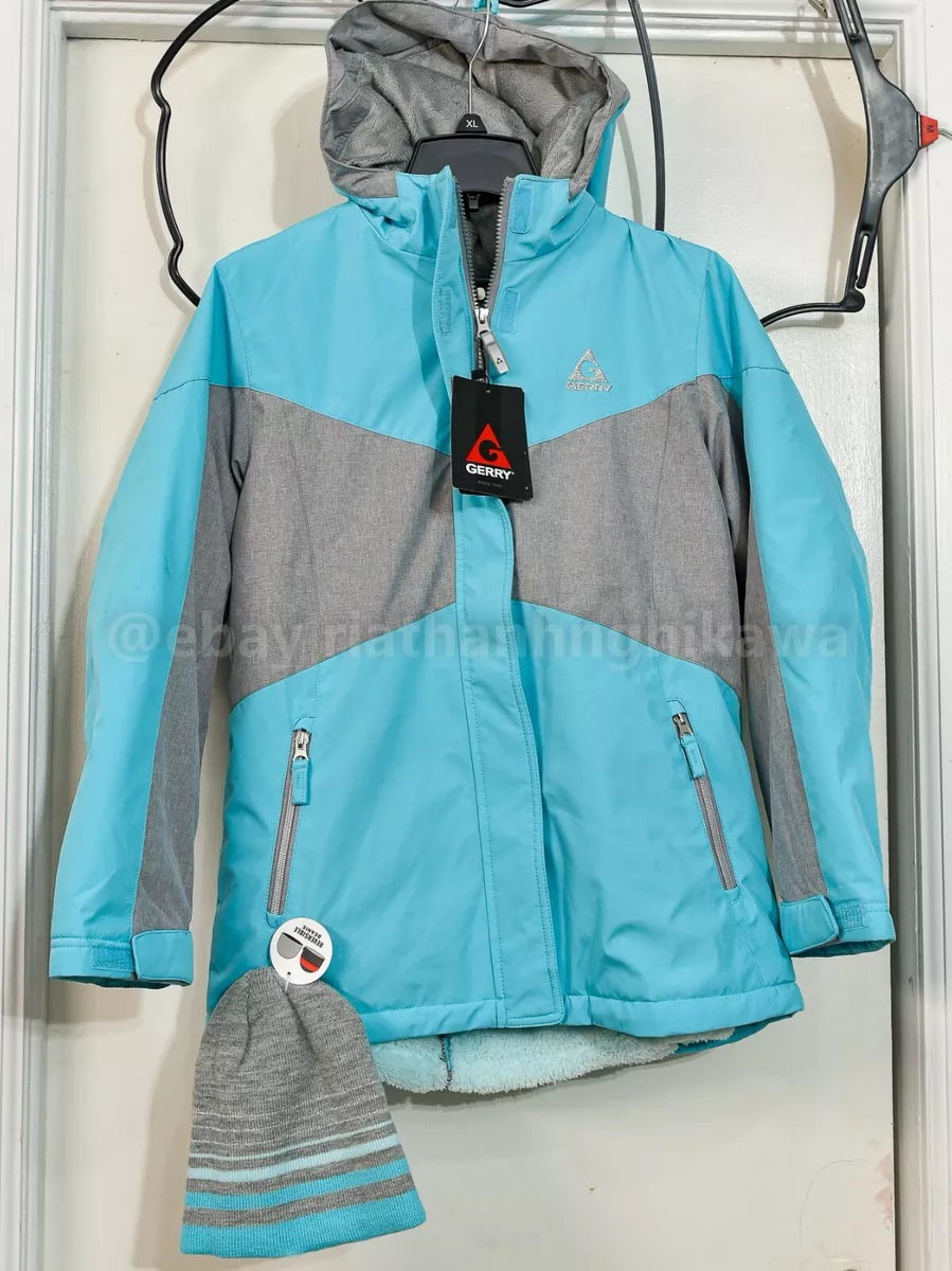 Gerry Youth 3 in 1 Systems Jacket W Reversible Knit Beanie size L 14 16