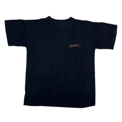 Janet Jackson 1993 90s Vintage World Tour Band Concert Logo Rare T