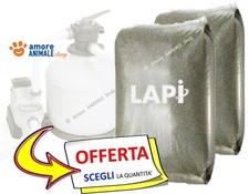 Lapi SABLE AU QUARTZ FILTRANT → 25 Kg Pour POMPES FILTRE Piscine INTEX, BESTWAY