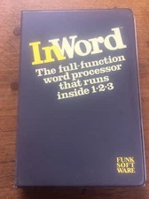 In Word word processor that runs inside 1.2.3 Funk Soft Ware 1980s Computer Book