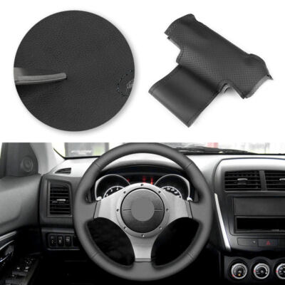 For Mitsubishi Lancer Evolution 8 VIII 9 IX 03-07  Leather Steering Wheel Cover