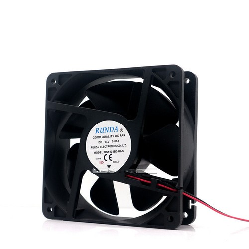 1Pcs RUNDA RS1238B24HS 12038 12CM DC24V0.80A Welding Machine Cooling