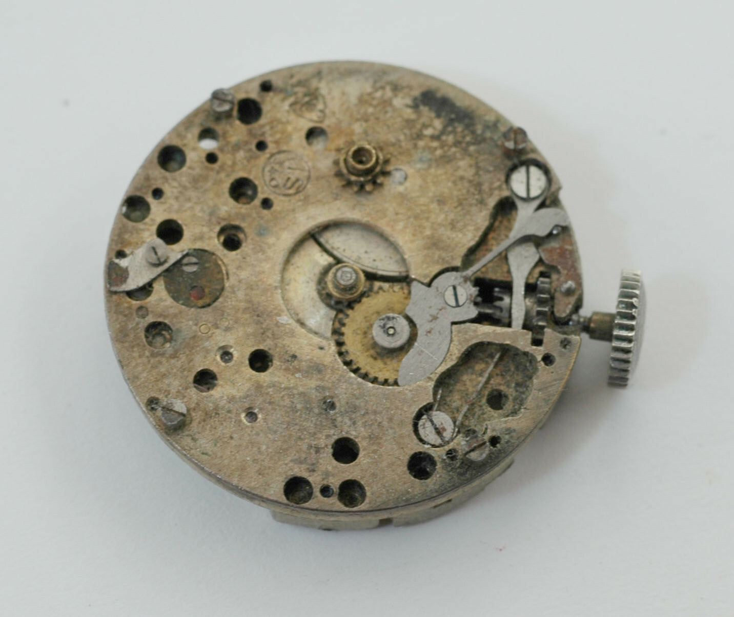 Early Jump Hour Wrist Watch AS340 Swiss Movement ASIS for parts or
