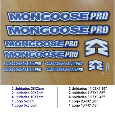 Sticker Vinilo Pegatina Decal Vinyl Aufkleber Adesivi Autocollant Mongoose Pro A