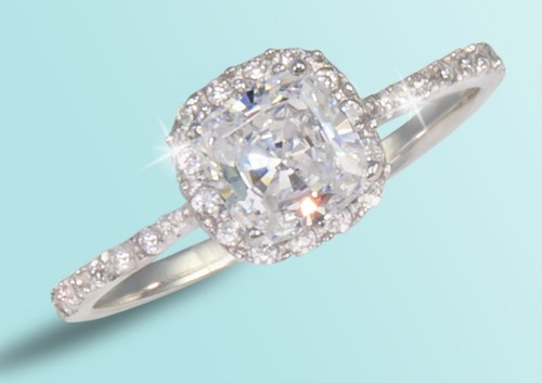 Bague Solaire Zircone Cubique Qualité AAAAA - Argent Fin, Taille 5