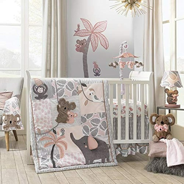 gold nursery bedding