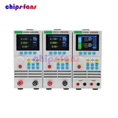 Ein-/Zweikanal programmierbare elektronische Last 500V/150V 40A/15A 400W EU-Stecker