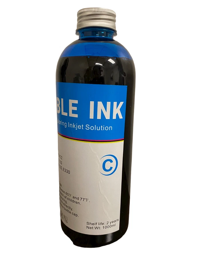 Kit de recarga de tinta comestible con jeringa 1000 ml para impresoras Canon y Epson Foto 2 de 4