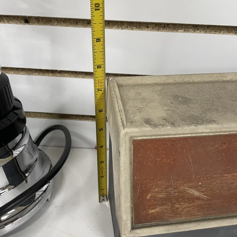 Buzón de casa de metal rústico vintage 16" porche con águila rojo blanco negro - LN Foto 3 de 4