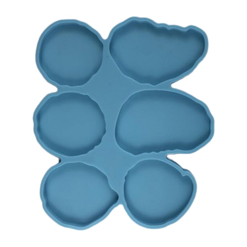 DIY Epoxy Resin Mold Handmade 6 Irregular Round Casting Silicone Mould