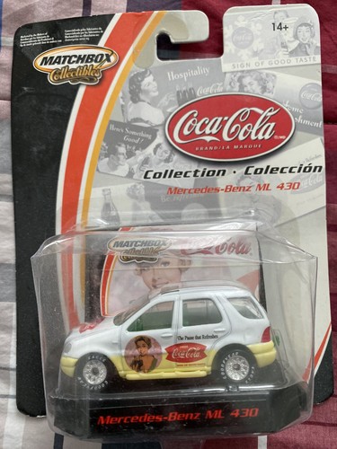 Mercedes-Benz ML430, Matchbox Car, Coca-Cola Collection . New In Blister Pack.