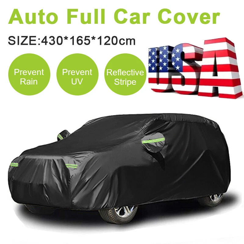 Car Cover Waterproof All Weather for car, Full car Cover Rain Sun Protective NEW - Image 3 of 4