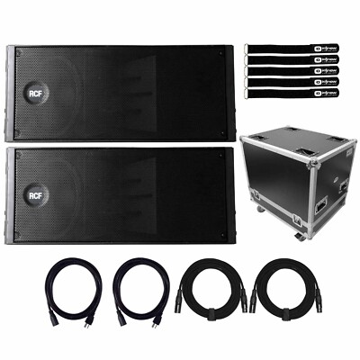 RCF HDL 20-A Active Powered Line Array DJ PA Speakers Pack