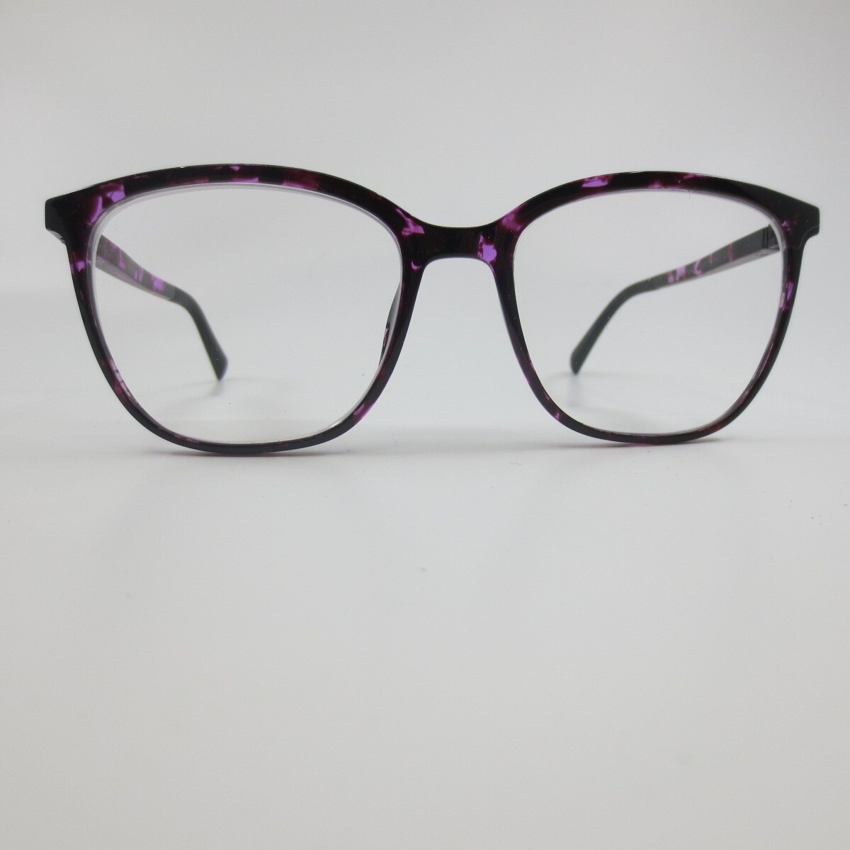 Bio Eyes Oceane Eyeglasses Frame Women's Purple Black Full Rim 53-17-140