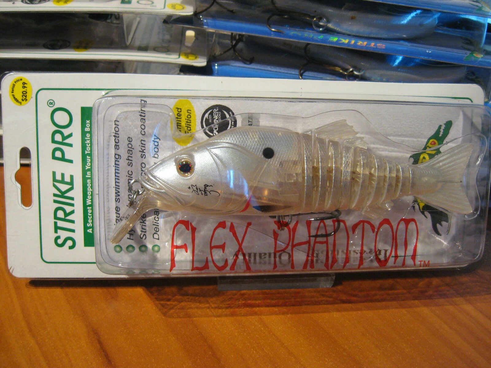 3 Strike Pro Flex Phantom Fishing Lures Bunker Pearl Bass Ghost Bundle For Sale Online Ebay