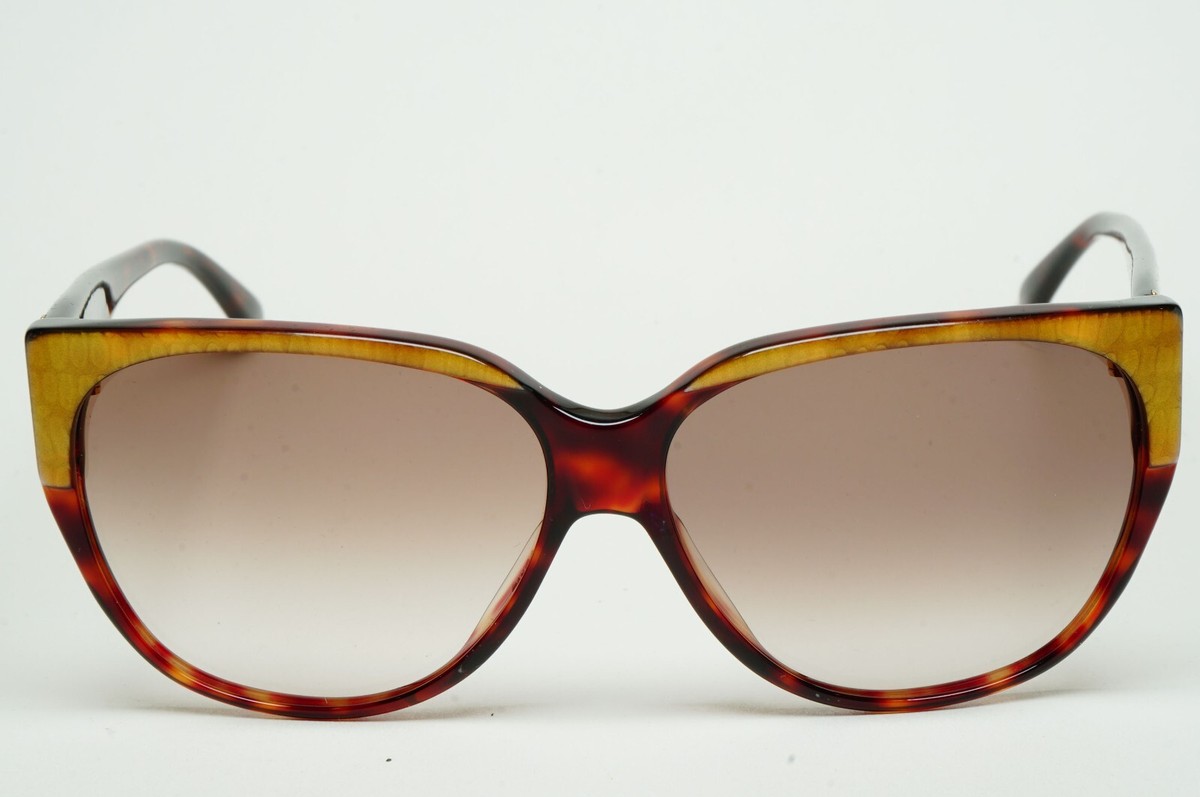 Gucci Sunglasses 1993 Vintahe Brown Gold Square Gradient GG 2143/S