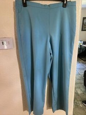 Alfred Dunner Classic Fit Dove Blue Pants Size 12P NWT