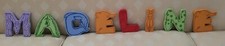Pottery Barn Kids: Various Mini Wood Animal Letters EXCELLENT CONDITION   