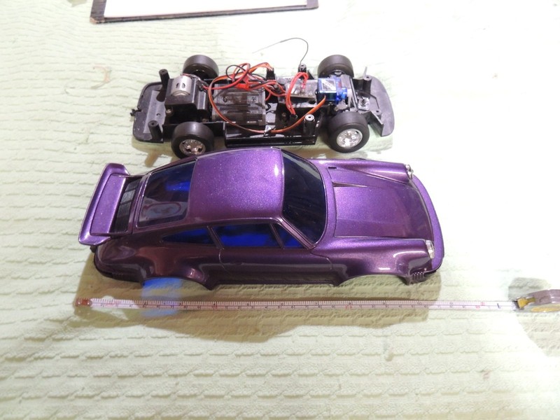 Vintage 1986 Road Champs Remote Control Car Porsche 930 Turbo Tested Works!
