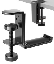 Foldable Headphone Stand Hanger Holder Aluminum Headset Soundbar Clamp Hook