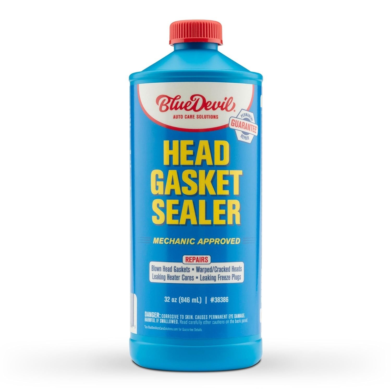 Blue Devil 38386 Head Gasket Sealer 32oz Best Selling Brand Permanent SHIPS FREE