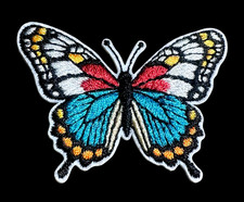 Self-Adhesive iron on patch/applique butterfly 2 3/8 x 1 5/8-inch FREE SHIPPING