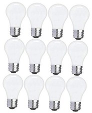 LED Ceiling Fan Light Bulbs, 40 Watt, Soft White, A15 Frosted Medium Base E26