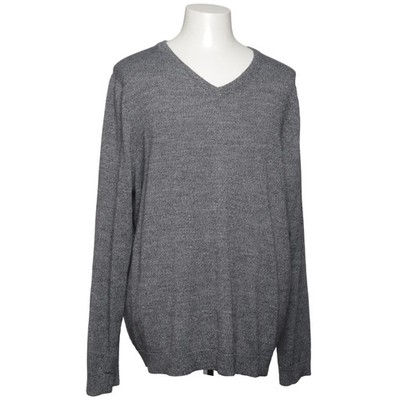 Apt. 9, Pullover, Größe: XXL, Slim Fit Merino Blend, Grau #bPg
