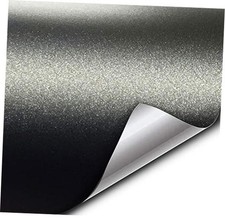  Premium Vinyl Wrap 1ft X 5ft Matte Metallic Black