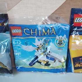 Lego 5 sets Nexo Knights mini Fig Chima 30250 Studios 1411 Ninjago 30422 Polybag